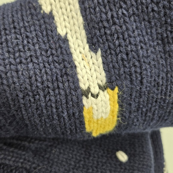 Vintage 1992 Eagle's Eye Morton Salt Girl Hand Knit Pullover Sweater Size M Vtg - Picture 16 of 16